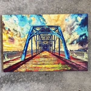 Chattanooga walking bridge canvas
